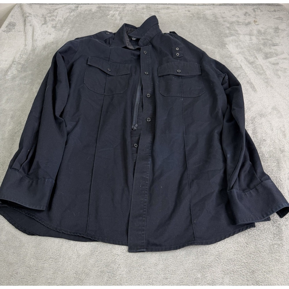 5.11 Tactical Long Sleeve Button Down Shirt Men's Size Large Blue